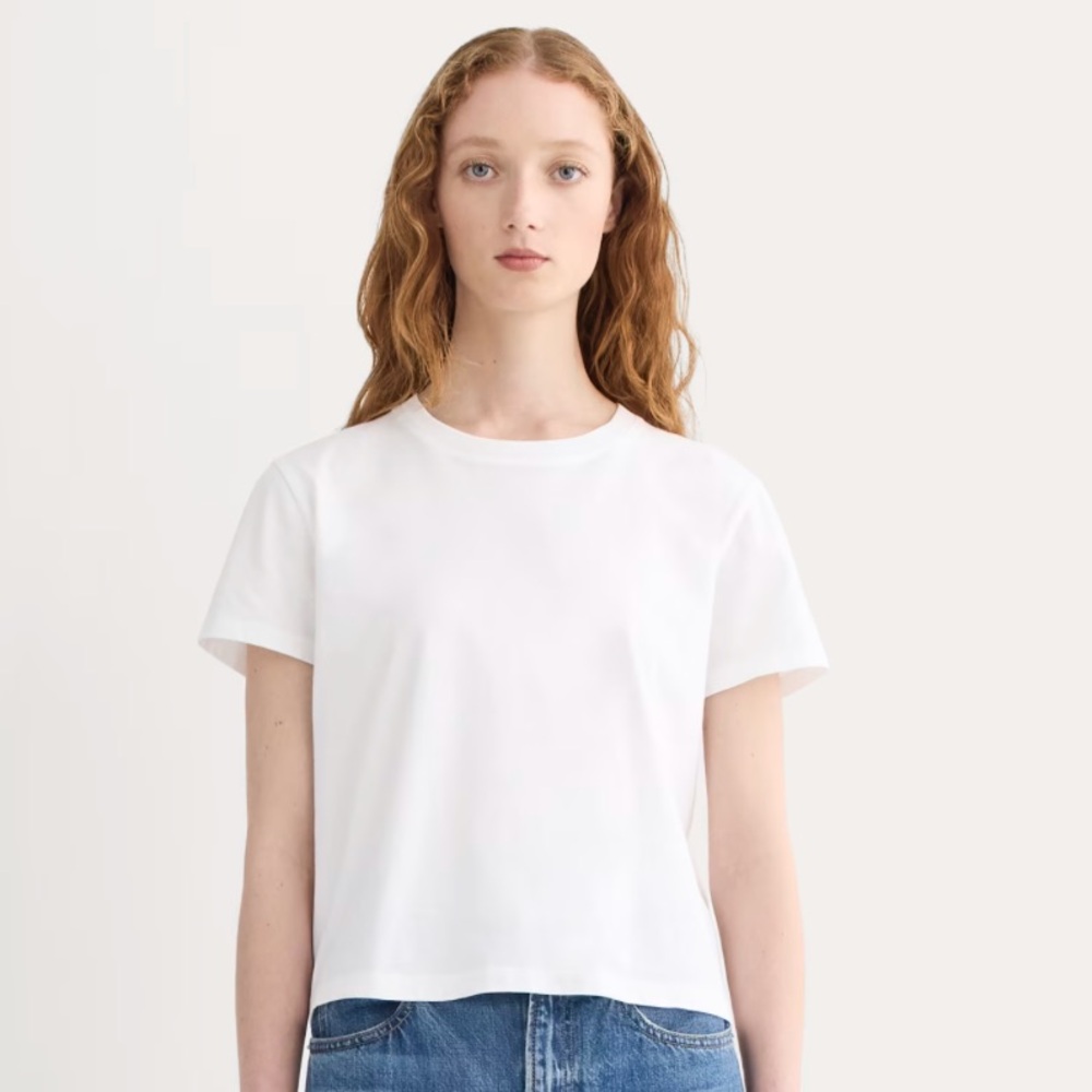 The Box-Cut Tee in Essential Cotton